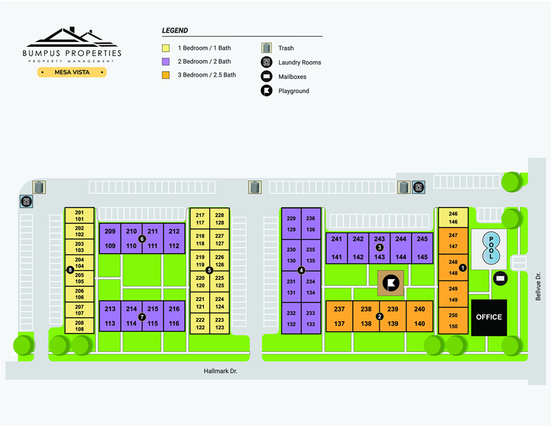 Mesa Vista Map